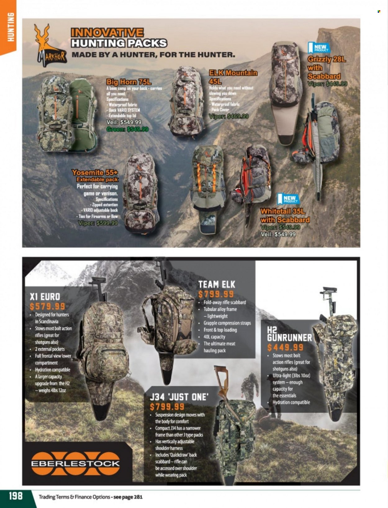 thumbnail - Hunting & Fishing mailer - Sales products - lid. Page 198.