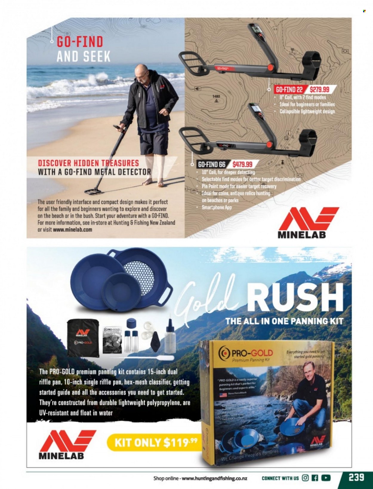thumbnail - Hunting & Fishing mailer - Sales products - pan. Page 239.