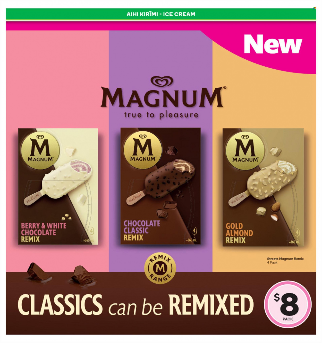 thumbnail - Countdown mailer - 28.11.2022 - 04.12.2022 - Sales products - Magnum, ice cream, white chocolate. Page 20.