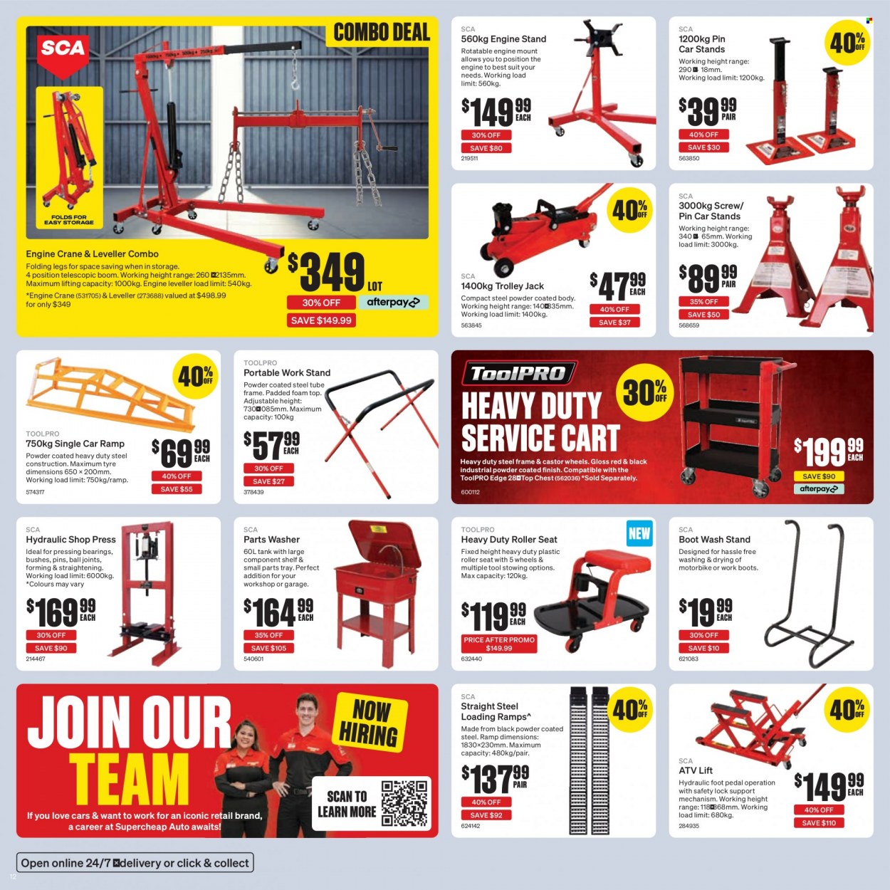 thumbnail - SuperCheap Auto mailer - 01.12.2022 - 11.12.2022 - Sales products - trolley, cart, tank, car ramps. Page 13.