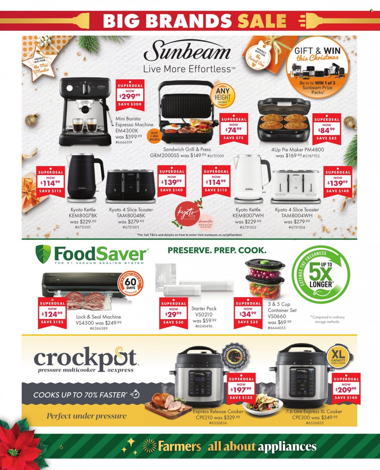 thumbnail - Farmers mailer - 01.12.2022 - 07.12.2022 - Sales products - Kyoto, cup, container, storage container set, Sunbeam. Page 6.