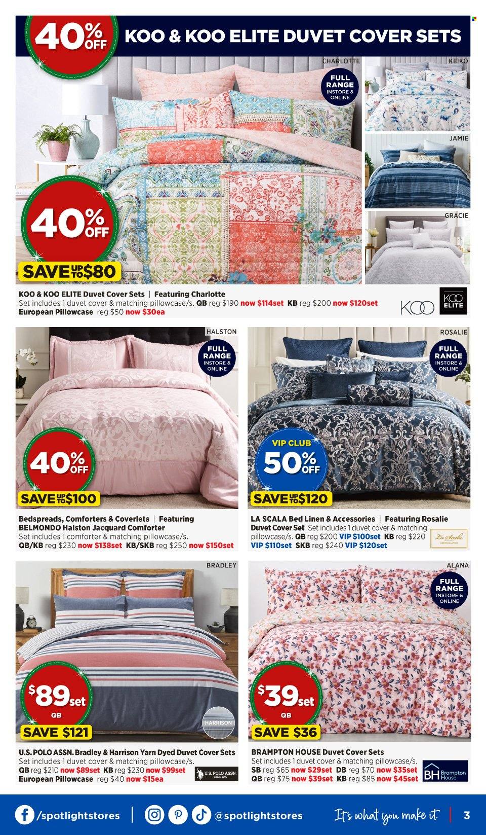 thumbnail - Spotlight mailer - 07.12.2022 - 24.12.2022 - Sales products - knitting wool, bedding, bedspread, duvet, comforter, linens, pillowcase, quilt cover set. Page 3.