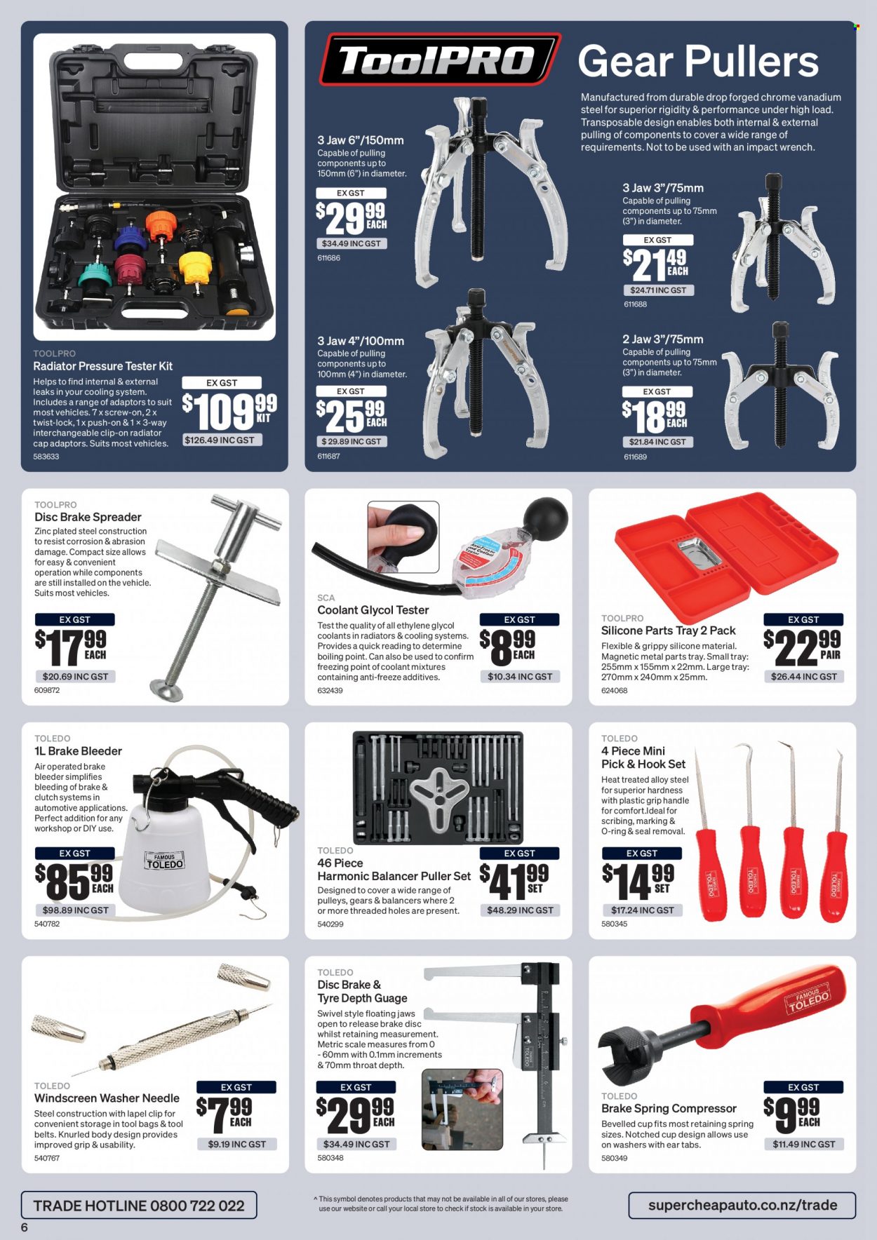 thumbnail - SuperCheap Auto mailer - 09.01.2023 - 03.02.2023 - Sales products - cup, scale, spreader, air compressor, tool belt, vehicle, bag. Page 6.