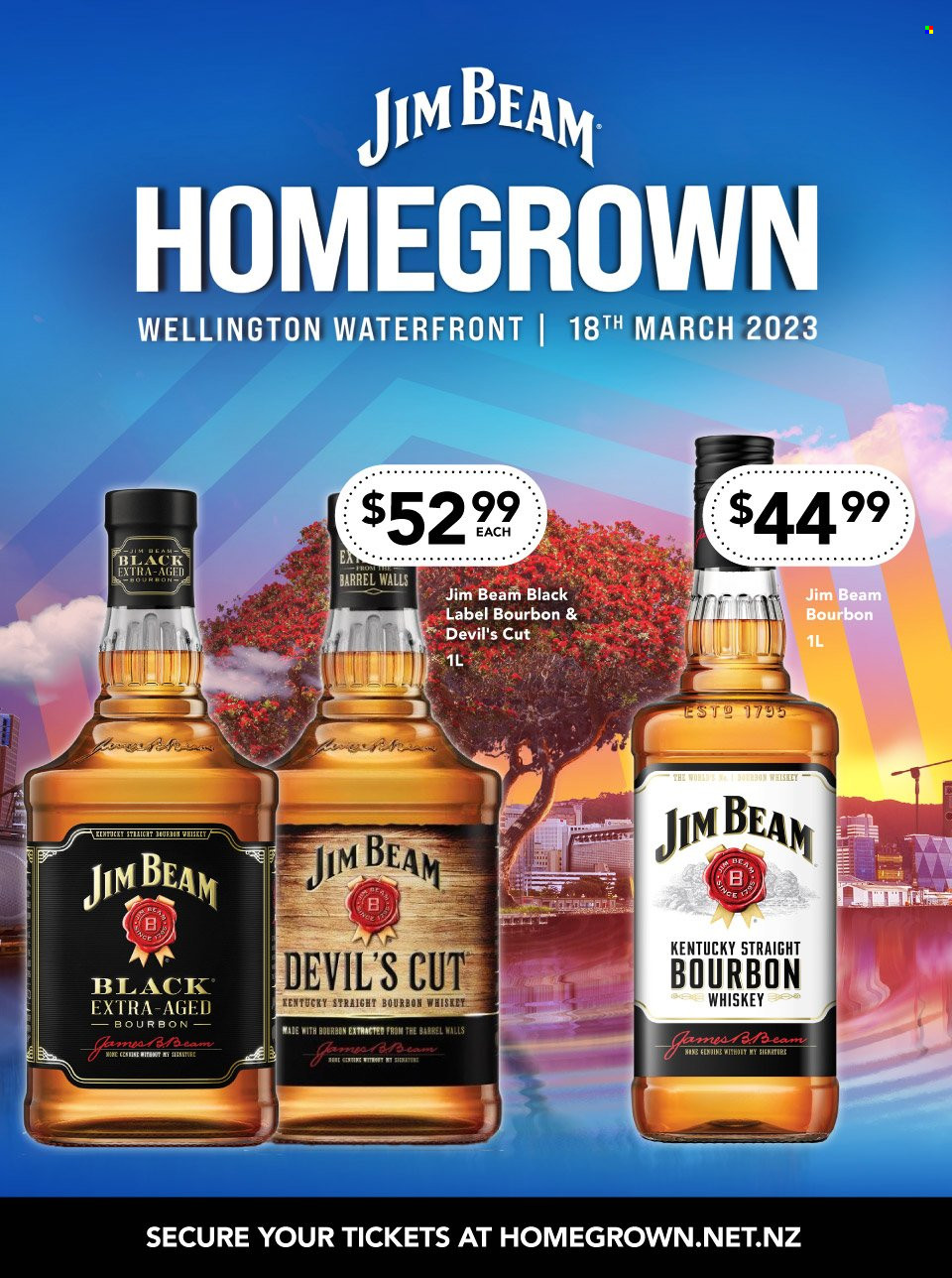 thumbnail - Liquorland mailer - 23.01.2023 - 06.02.2023 - Sales products - bourbon, whiskey, Jim Beam, bourbon whiskey, whisky. Page 2.