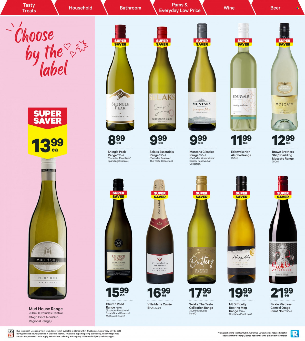 thumbnail - New World mailer - 30.01.2023 - 05.02.2023 - Sales products - red wine, wine, Pinot Noir, Cuvée, alcohol, Syrah, Moscato, BROTHERS, beer, Brut. Page 34.