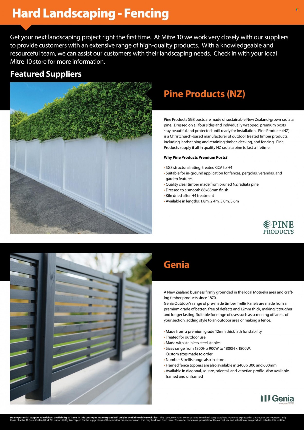 thumbnail - Mitre 10 mailer - 01.02.2023 - 28.02.2023 - Sales products - decking. Page 4.