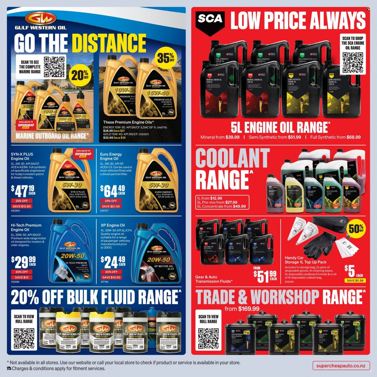 thumbnail - SuperCheap Auto mailer - 02.02.2023 - 12.02.2023 - Sales products - cleansing wipes, wipes, storage bag, disposable gloves, motor oil. Page 9.