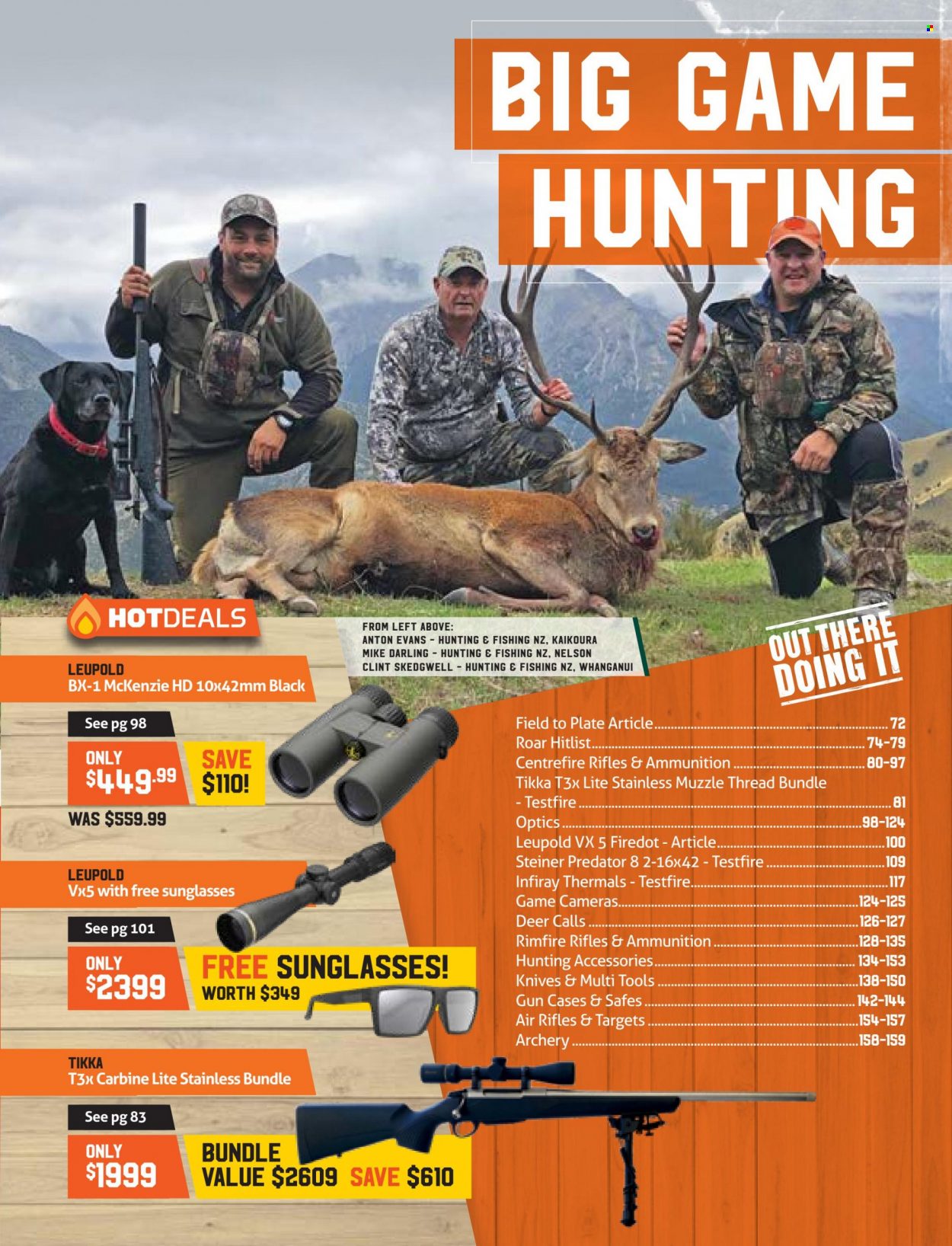 thumbnail - Hunting & Fishing mailer - Sales products - knife. Page 73.