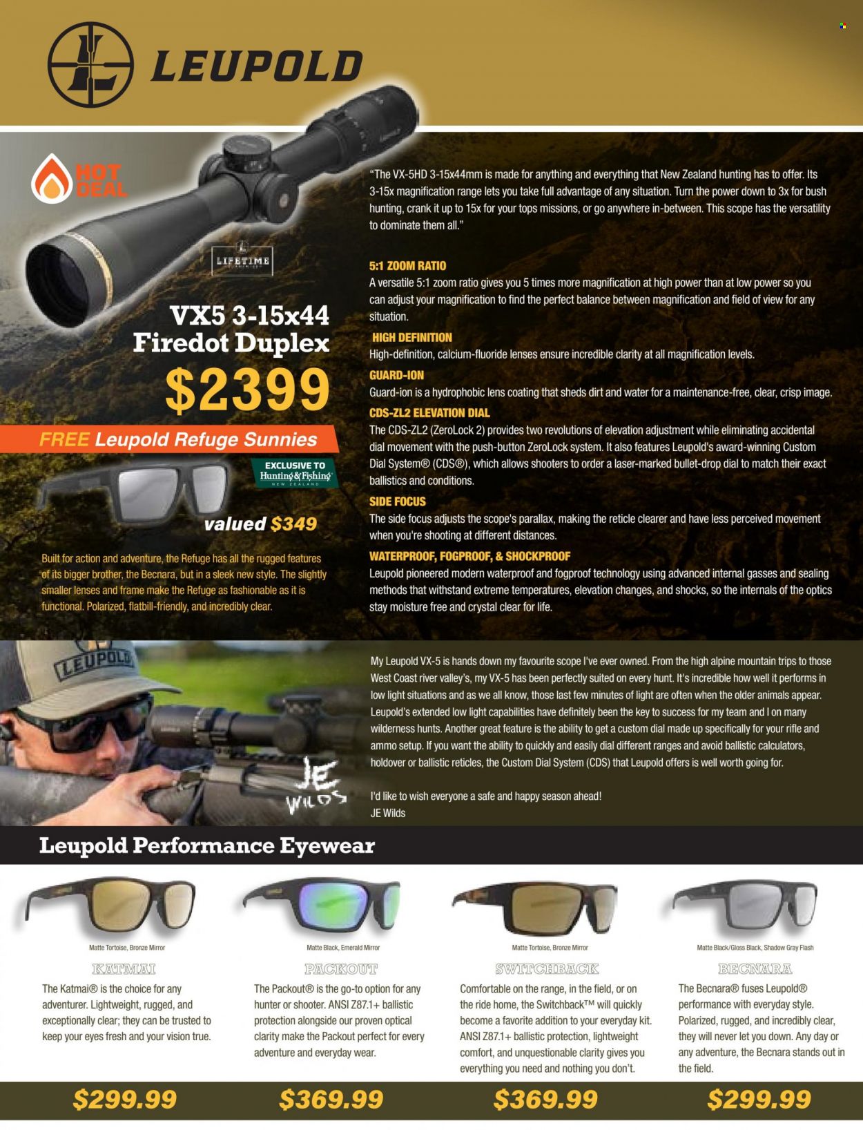 thumbnail - Hunting & Fishing mailer - Sales products - Brother. Page 101.
