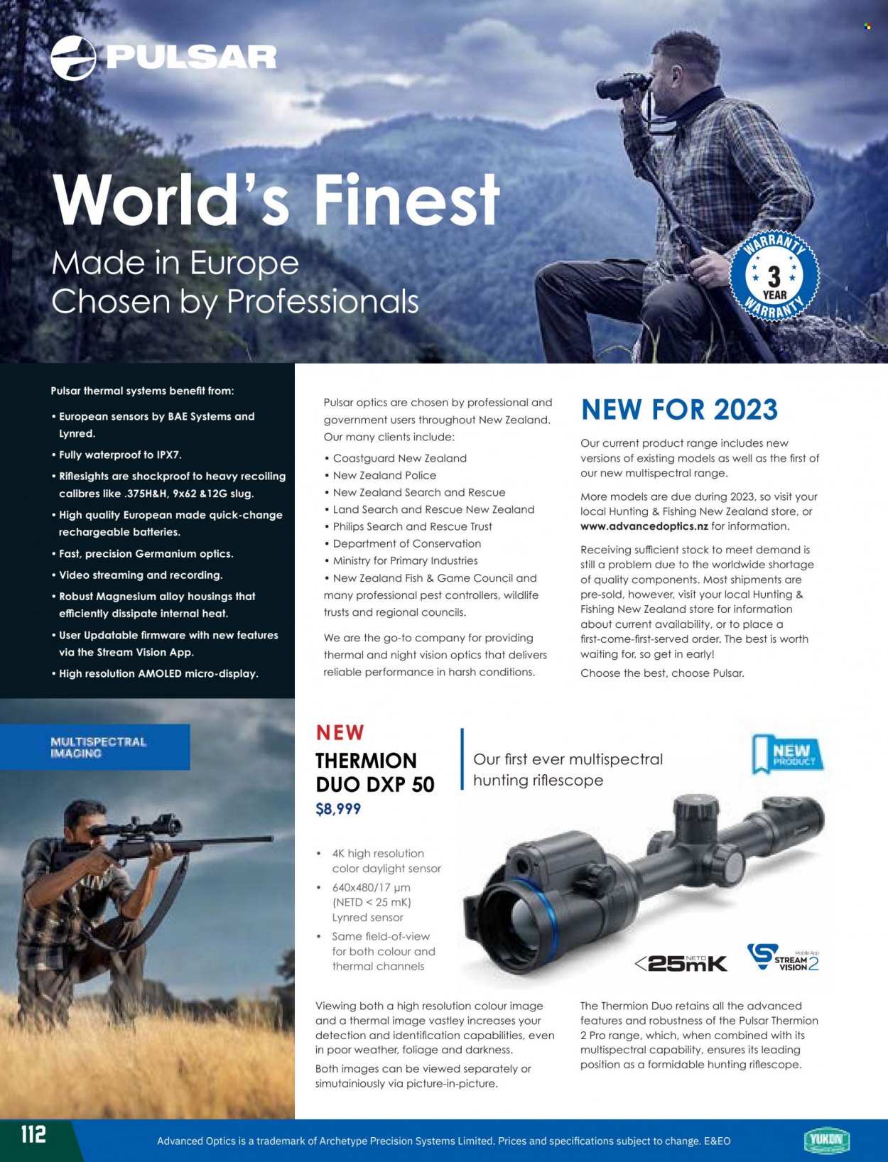 thumbnail - Hunting & Fishing mailer - Sales products - Philips. Page 112.