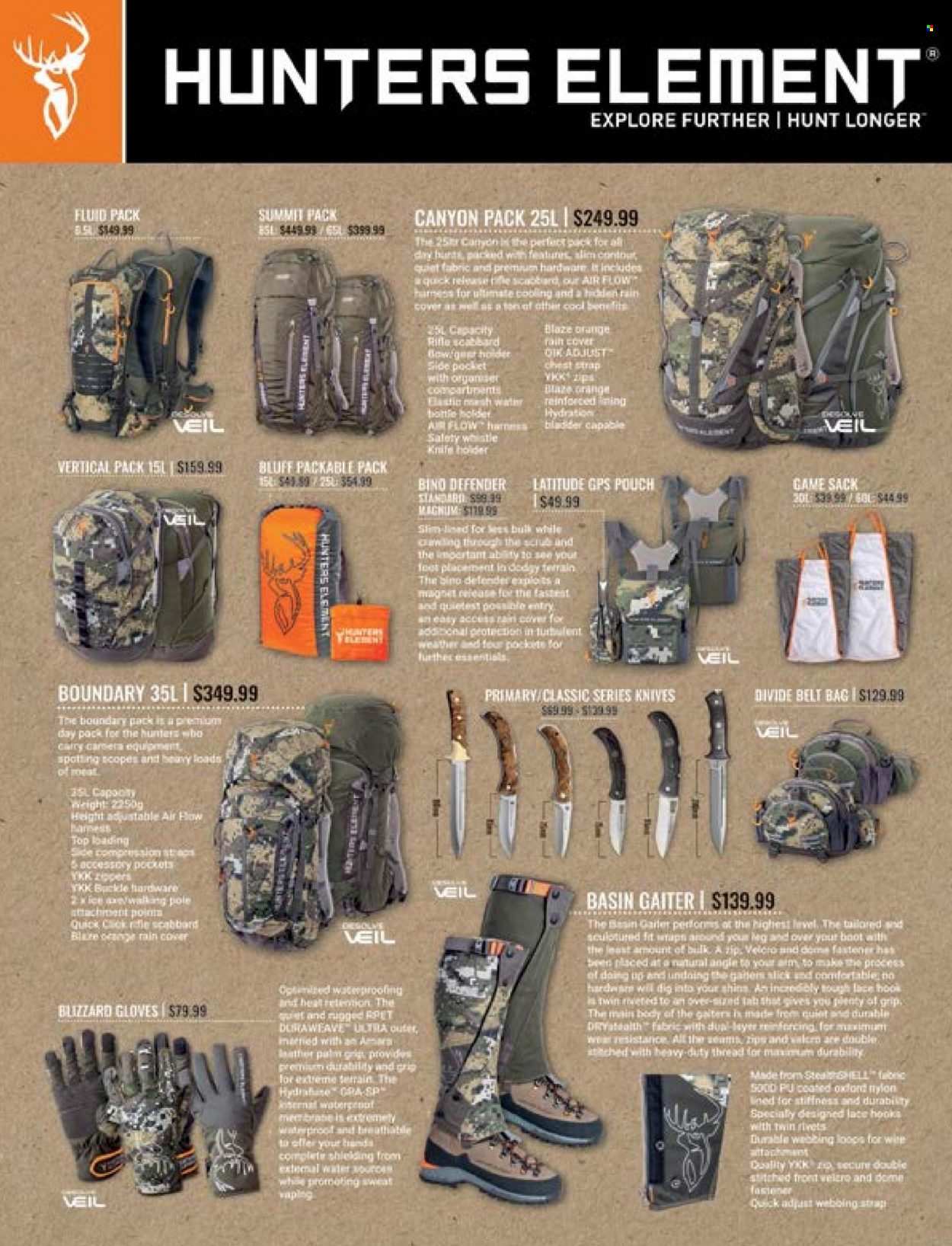 thumbnail - Hunting & Fishing mailer - Sales products - knife, holder. Page 138.