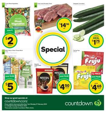 Countdown catalogue