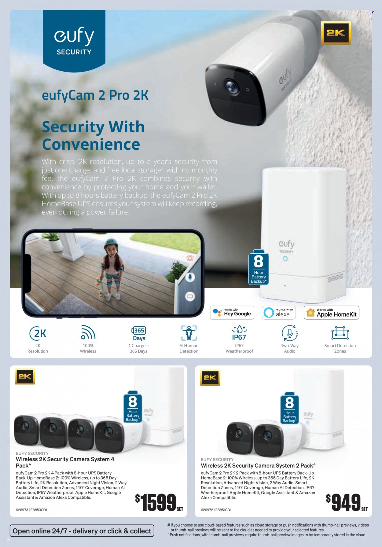 thumbnail - SuperCheap Auto mailer - 13.03.2023 - 22.03.2023 - Sales products - security camera, camera, Apple. Page 8.