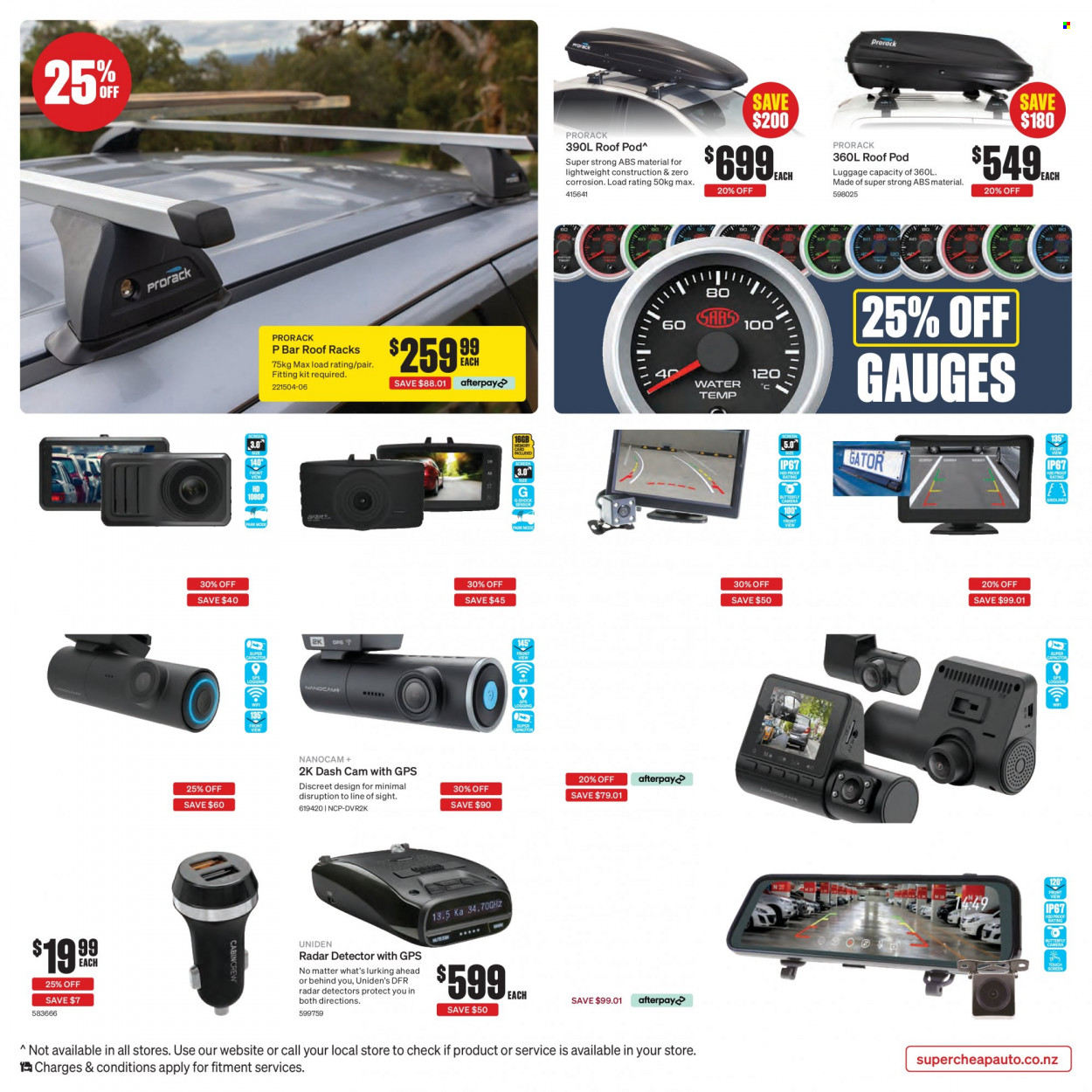 thumbnail - SuperCheap Auto mailer - 23.03.2023 - 06.04.2023 - Sales products - Uniden, dashboard camera. Page 9.