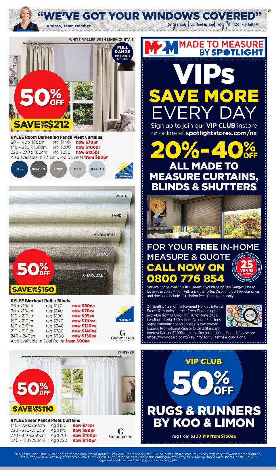 thumbnail - Spotlight mailer - 07.06.2023 - 25.06.2023 - Sales products - pencil, linens, curtain, rug. Page 24.