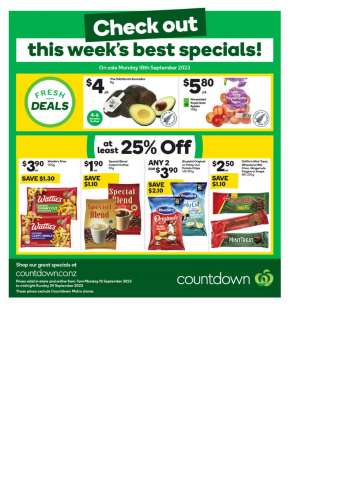 Countdown catalogue