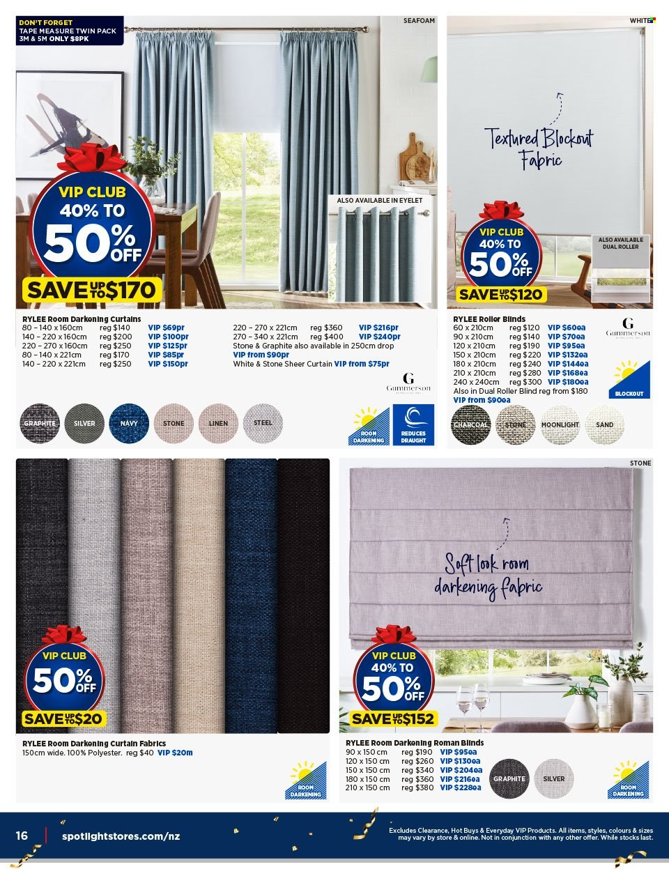 thumbnail - Spotlight mailer - 15.11.2023 - 03.12.2023 - Sales products - curtain. Page 16.