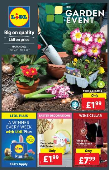 Lidl offer  - 23/03/2023 - 29/03/2023.