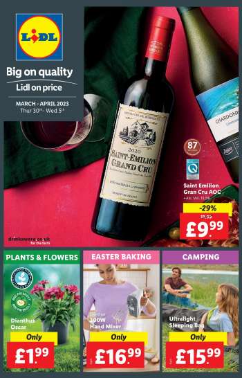 Lidl offer  - 30/03/2023 - 05/04/2023.