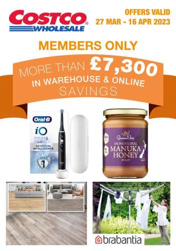 Costco offer  - 27/03/2023 - 16/04/2023.