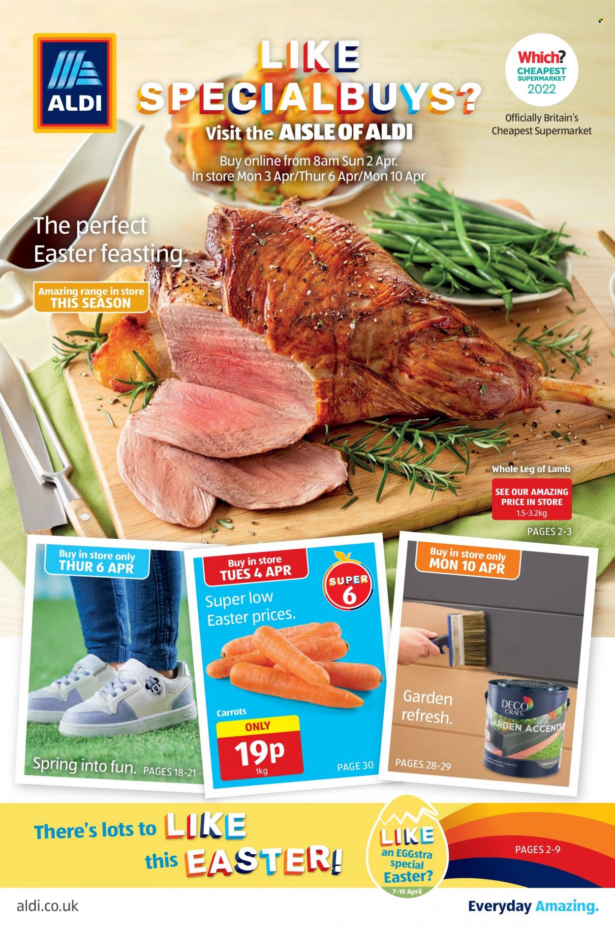 Aldi offer - 02/04/2023 - 10/04/2023. Page 1