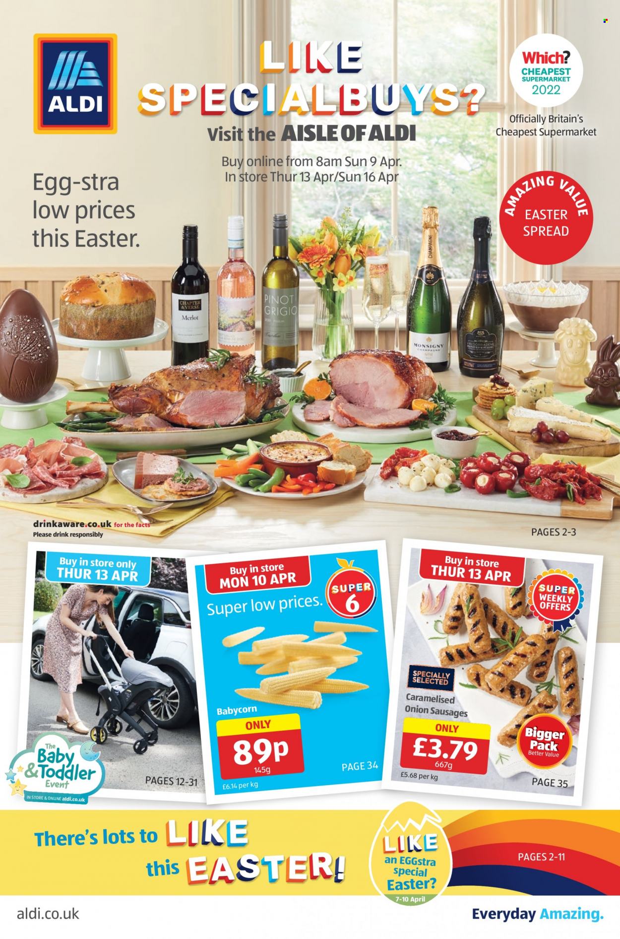 Aldi offer - 09/04/2023 - 16/04/2023. Page 1