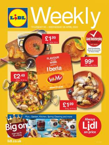 Lidl offer  - 20/04/2023 - 26/04/2023.