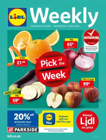 Lidl offer  - 27/04/2023 - 03/05/2023.