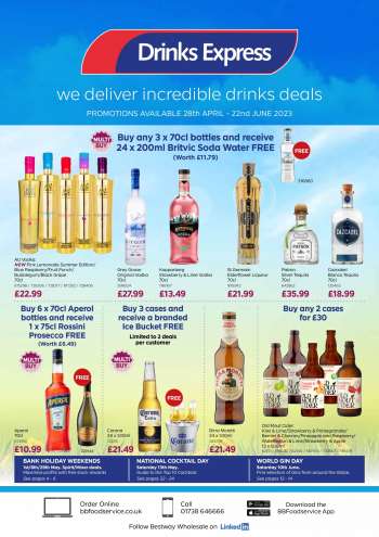 Bestway offer  - 28/04/2023 - 22/06/2023.