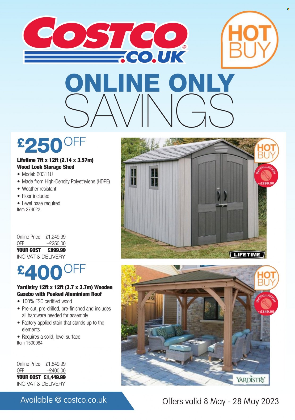 Costco offer - 08/05/2023 - 28/05/2023. Page 1
