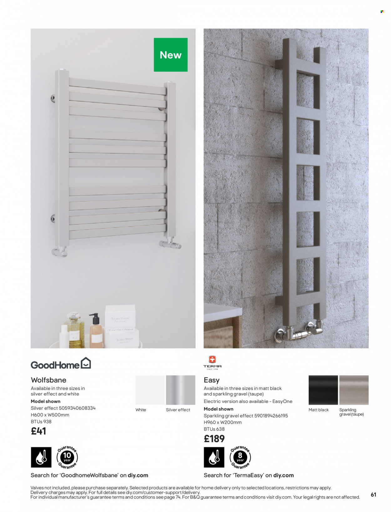 B&Q offer. Page 61