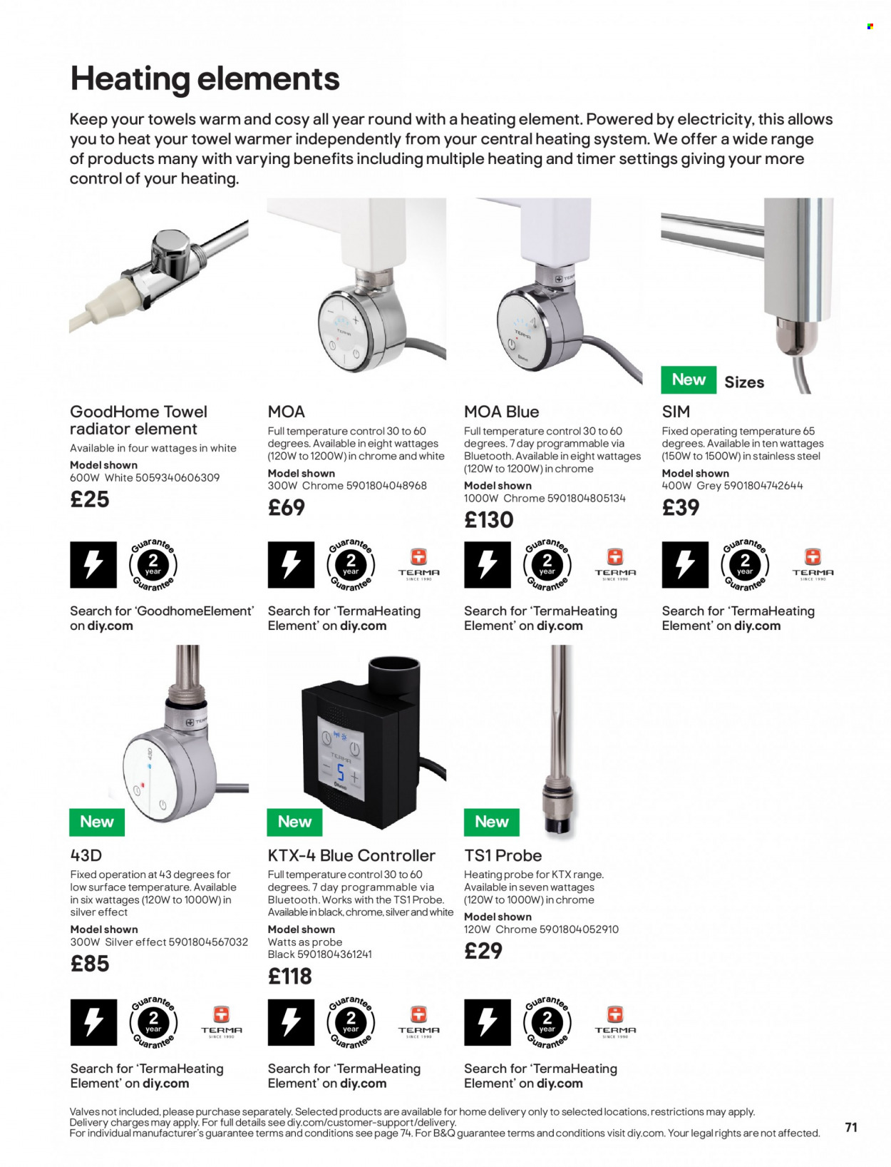 B&Q offer. Page 71