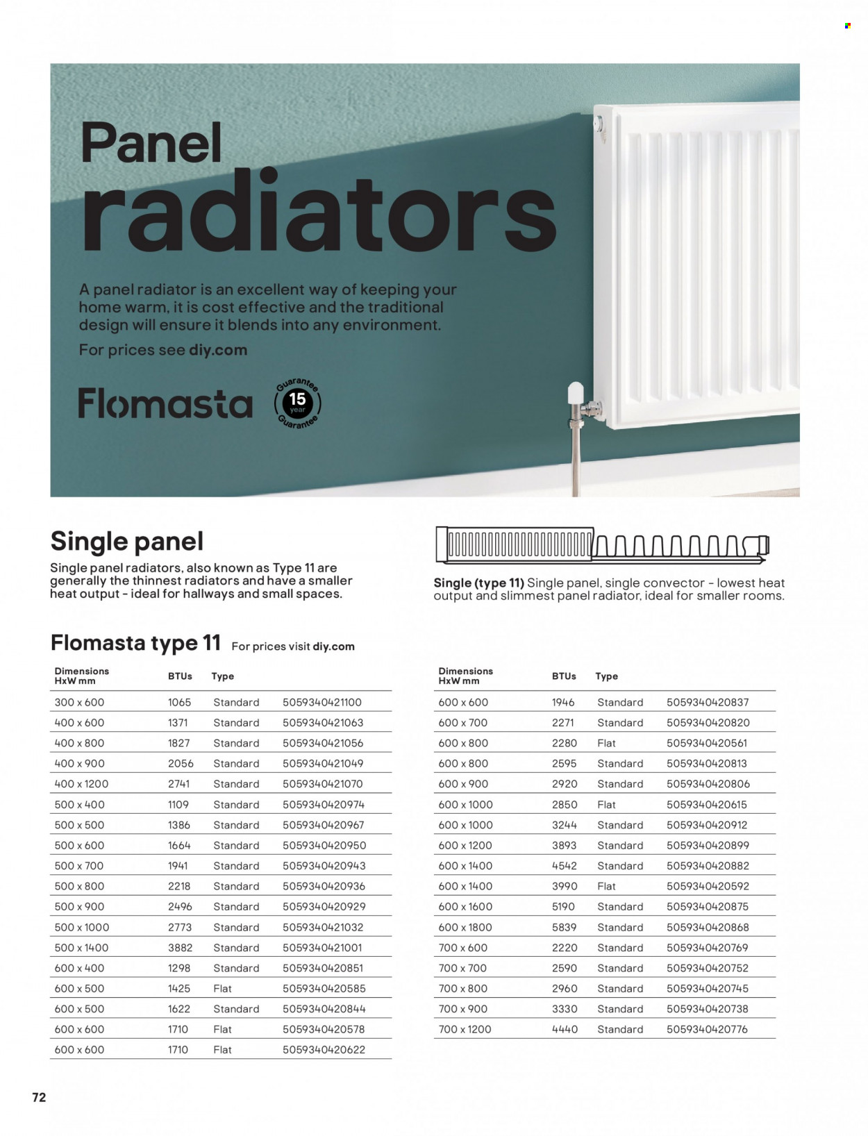 B&Q offer. Page 72