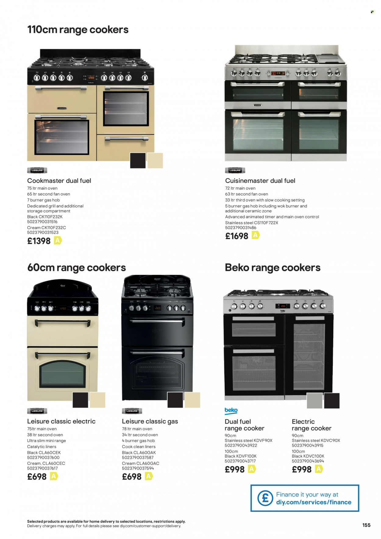 B&Q offer. Page 155