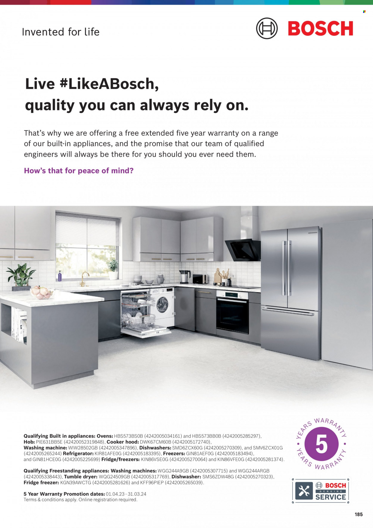 B&Q offer. Page 185