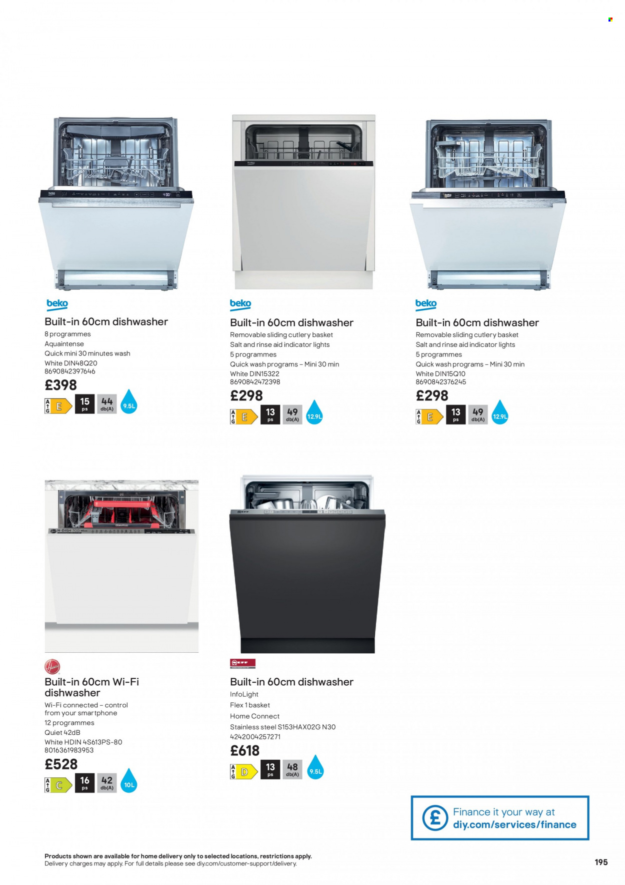 B&Q offer. Page 195