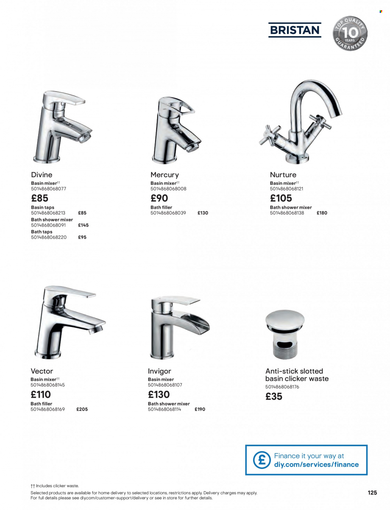 B&Q offer. Page 125