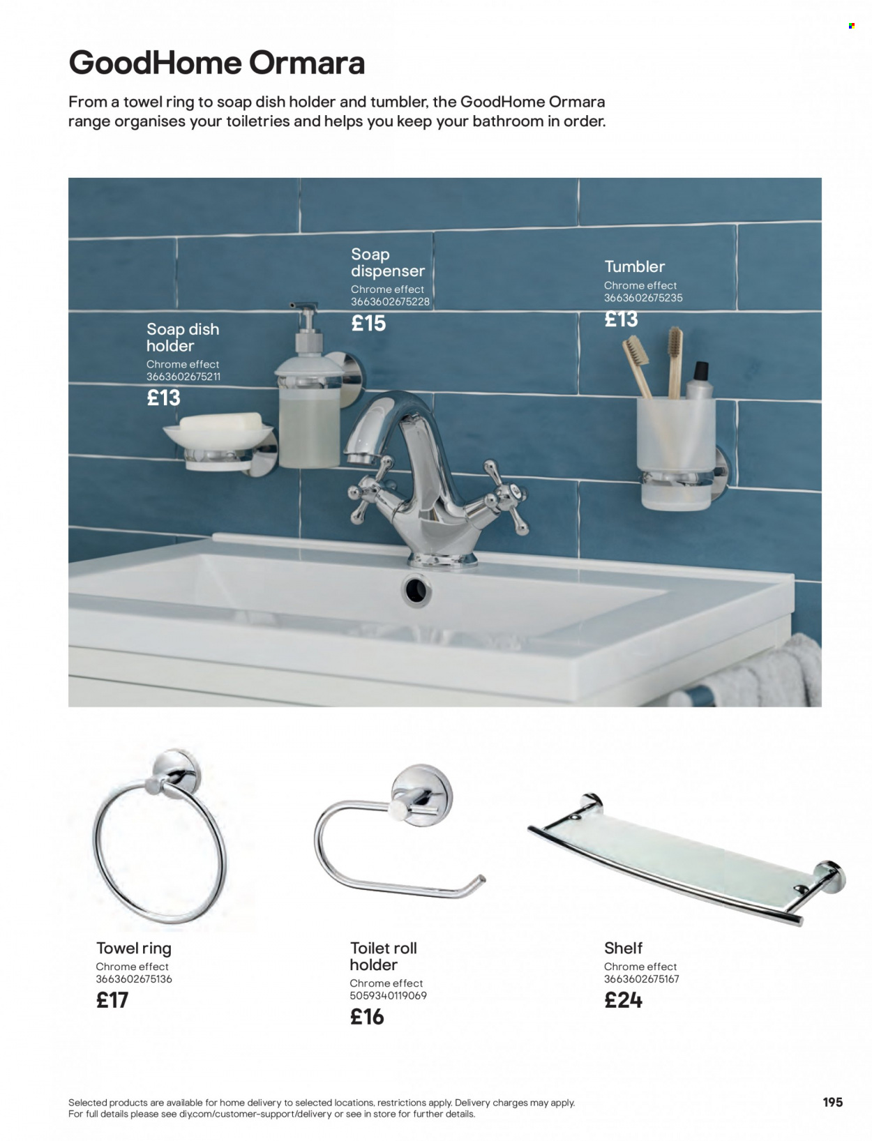 B&Q offer. Page 195