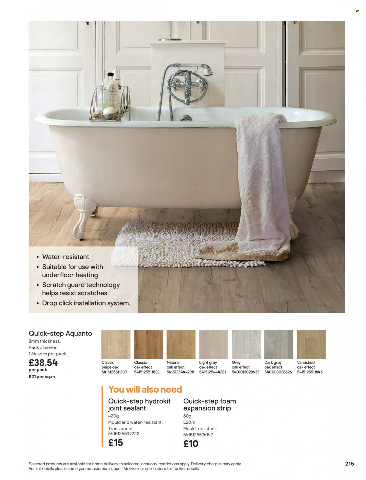 B&Q offer. Page 215