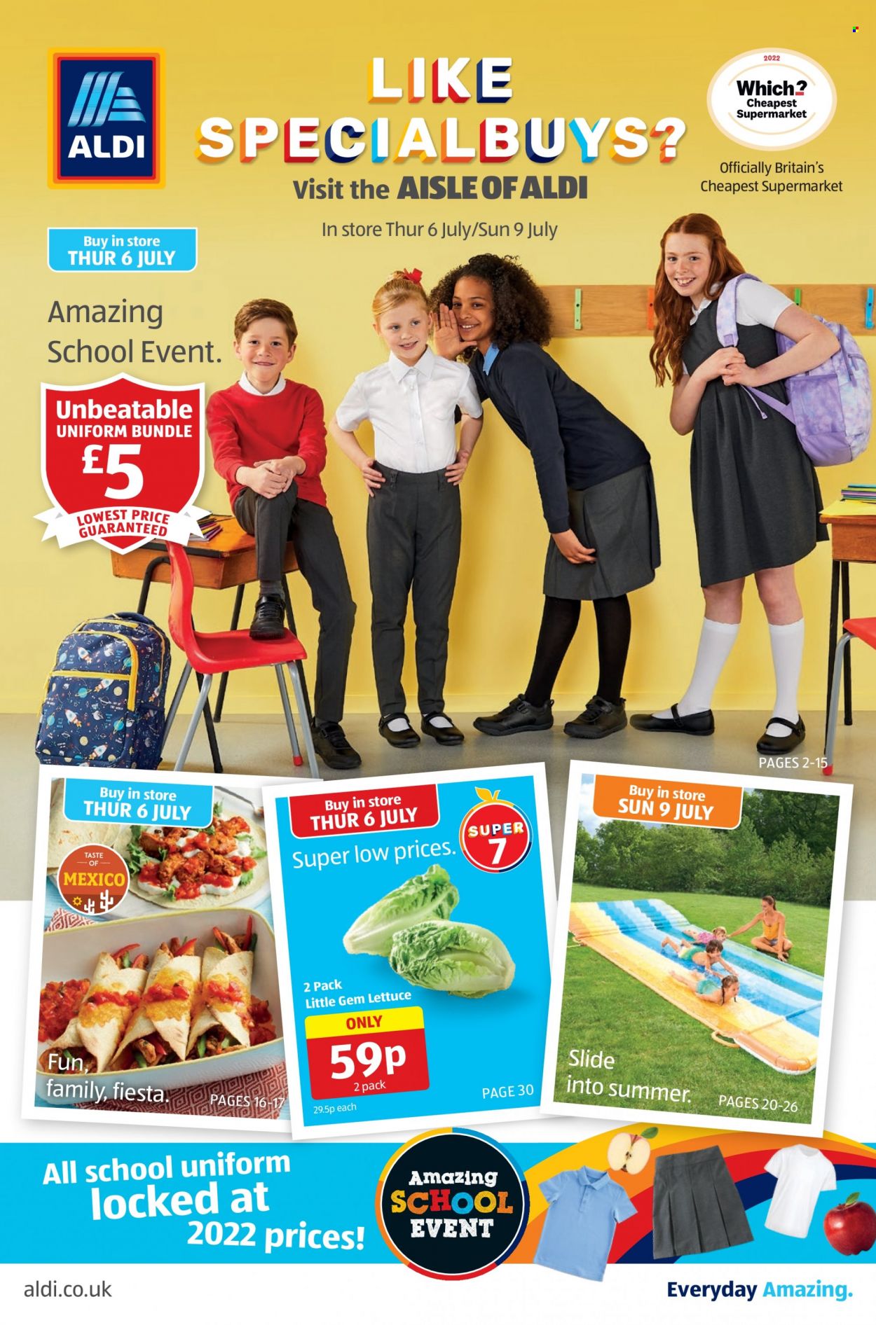 Aldi offer - 06/07/2023 - 09/07/2023. Page 1