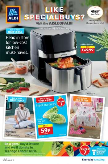 Aldi offer  - 13/07/2023 - 16/07/2023.