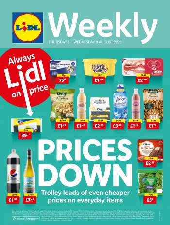 Lidl offer  - 03/08/2023 - 09/08/2023.