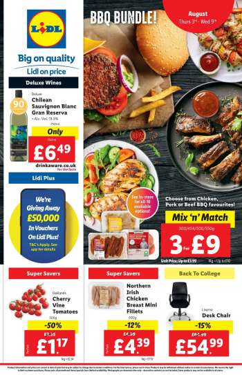 Lidl offer  - 03/08/2023 - 09/08/2023.