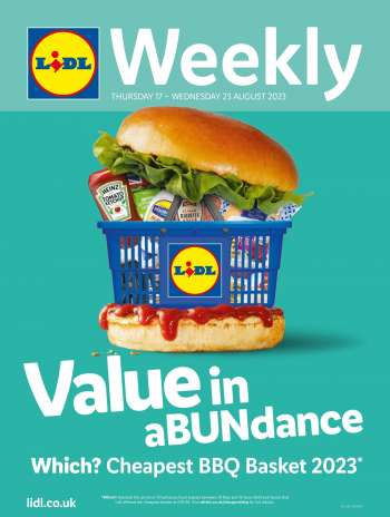 Lidl offer  - 17/08/2023 - 23/08/2023.