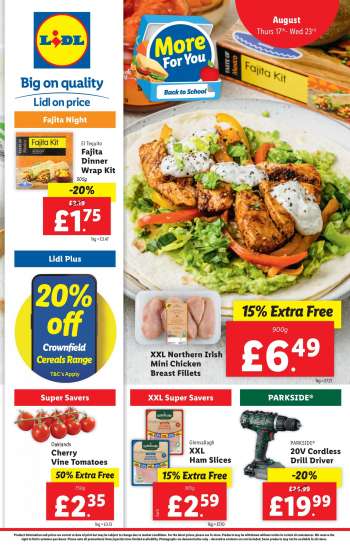 Lidl offer  - 17/08/2023 - 23/08/2023.