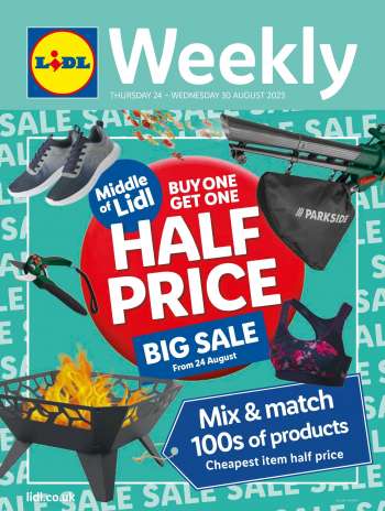 Lidl offer  - 24/08/2023 - 30/08/2023.