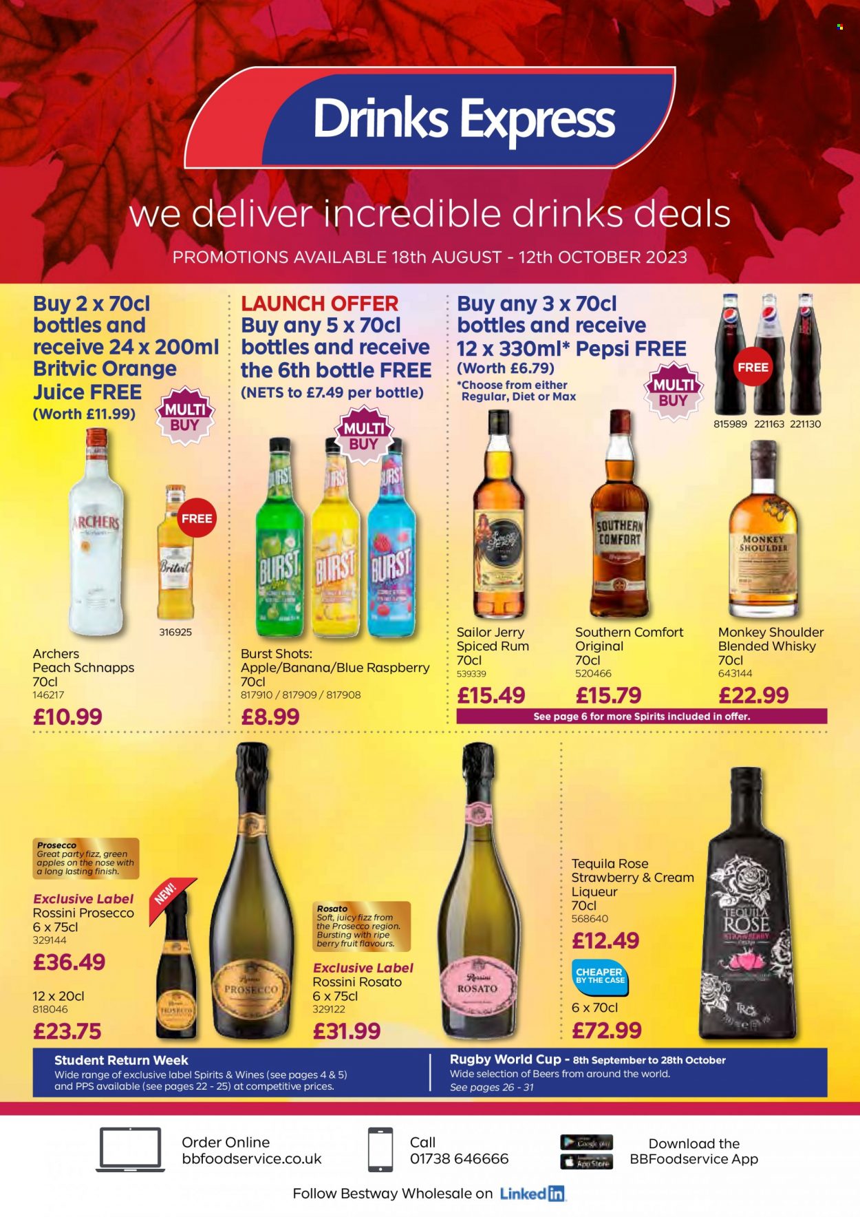 Bestway offer - 18/08/2023 - 12/10/2023. Page 1