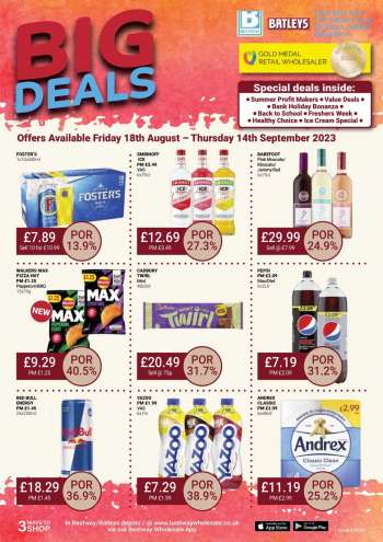 Bestway offer  - 18/08/2023 - 14/09/2023.