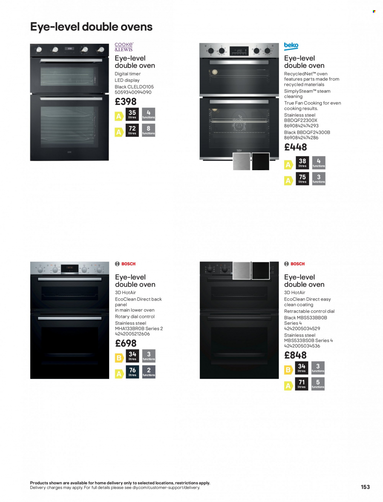 B&Q offer. Page 153