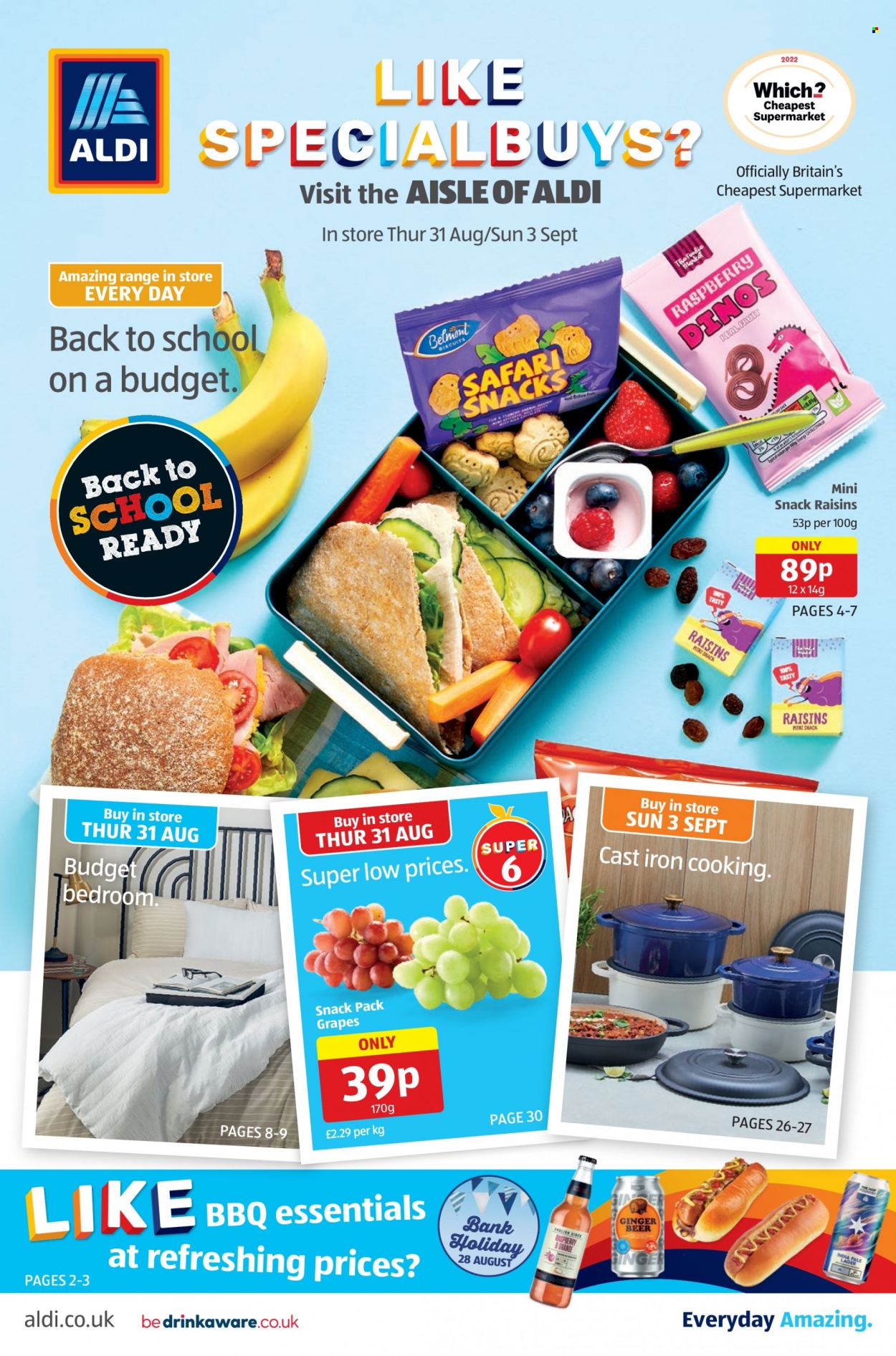 Aldi offer - 31/08/2023 - 03/09/2023. Page 1